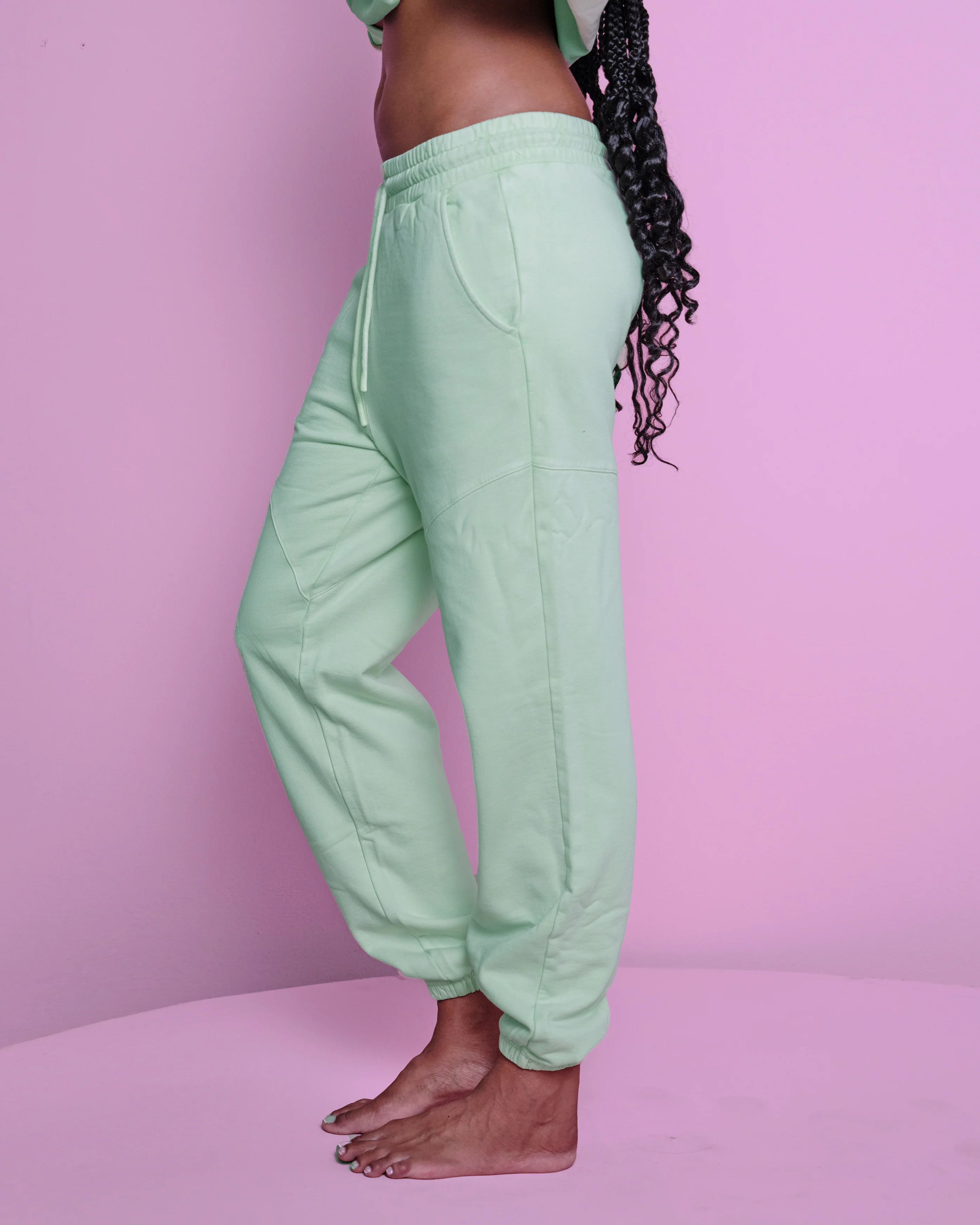 Butterfly Sweatpant in Mint - Image 2