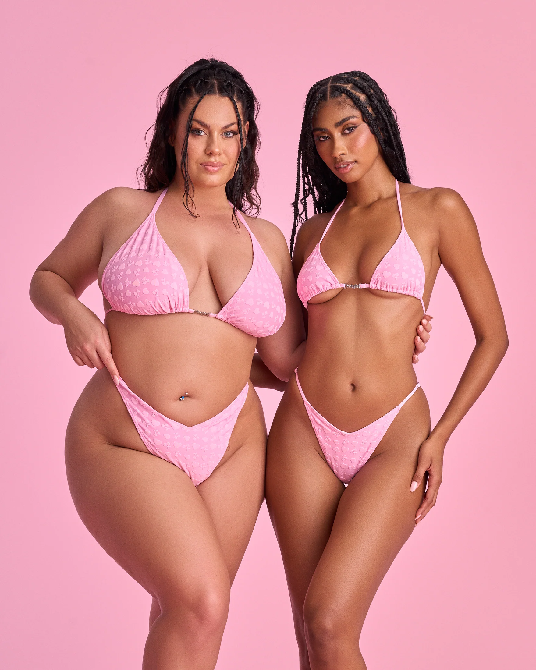 Cherrybomb V-kini Top in Pink - Image 5