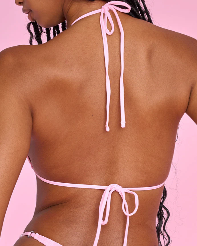 Cherrybomb V-kini Top in Pink - Image 2