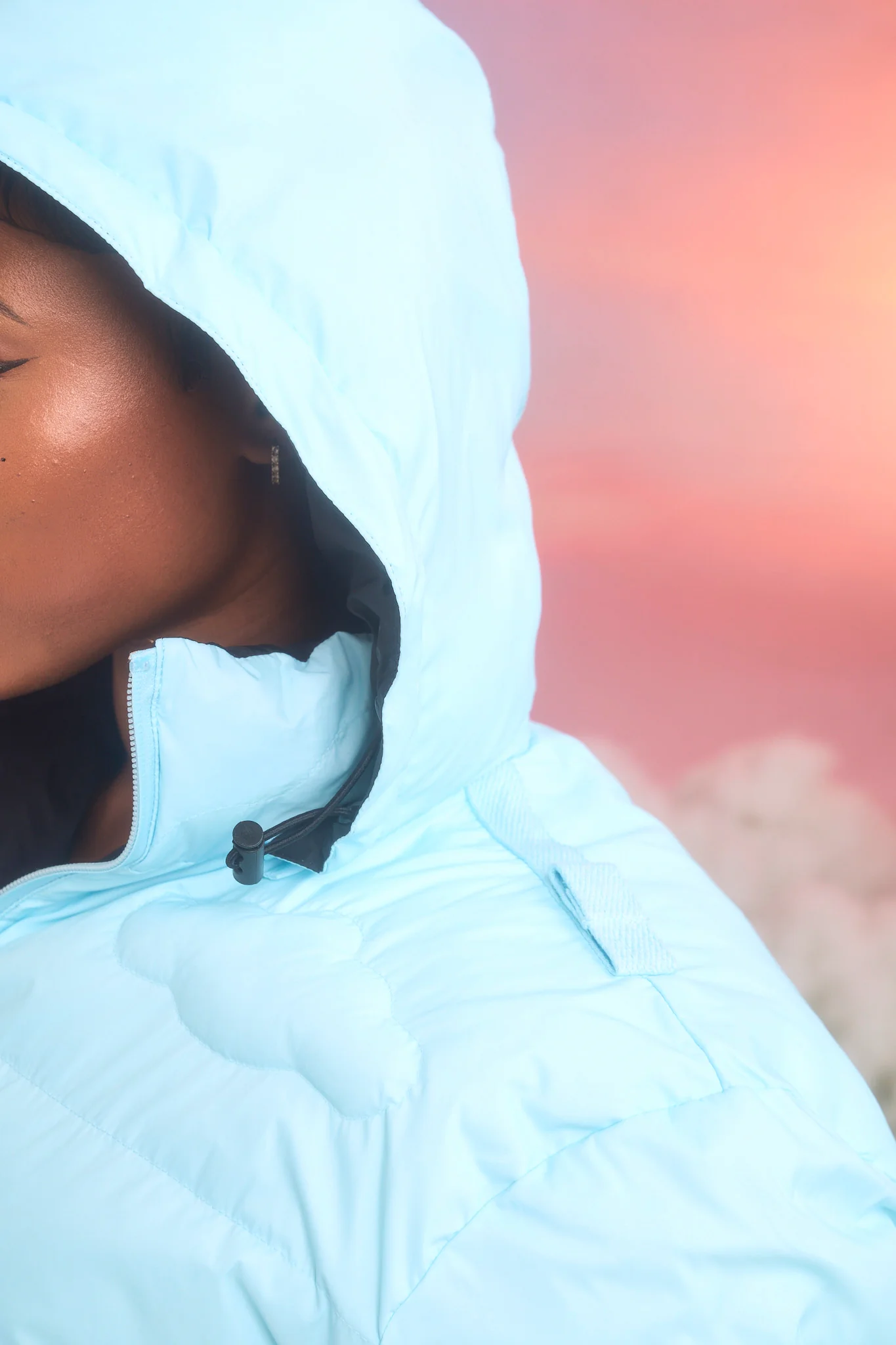 Reversible Cloud Cropped Puffer Jacket - Image 3