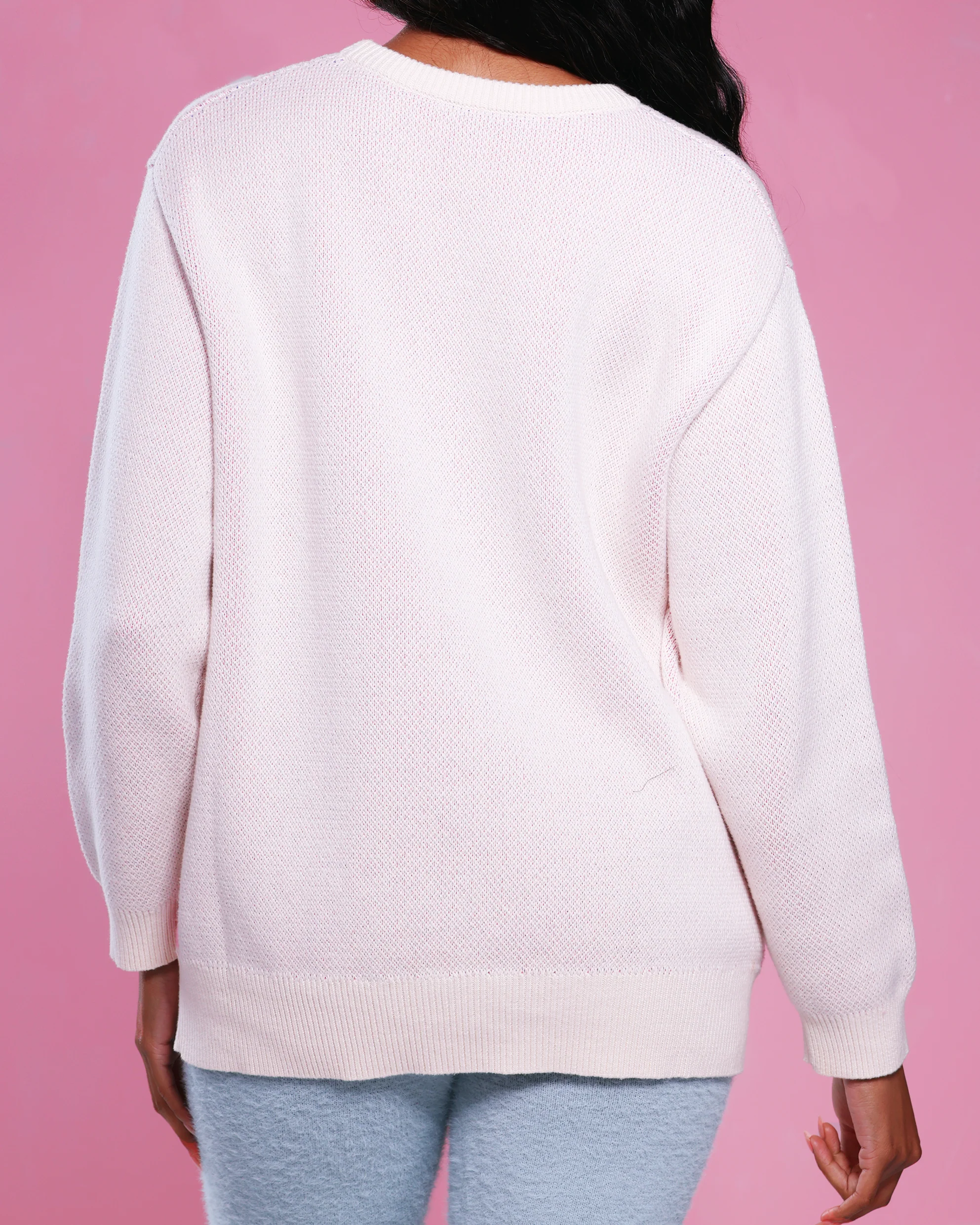 Ski Club Sweater in Cream - Image 5