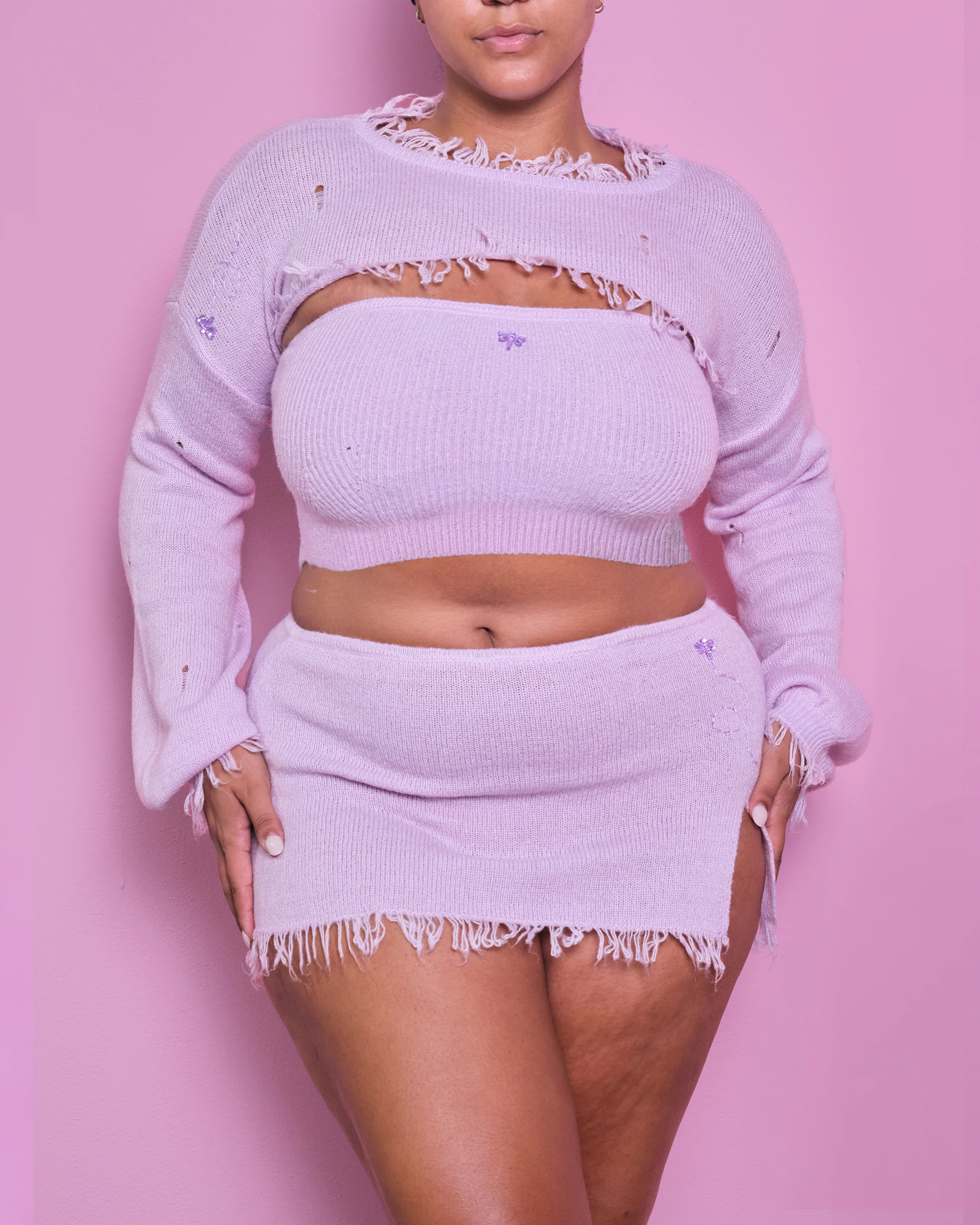 Poppy Top in Lilac - Image 4