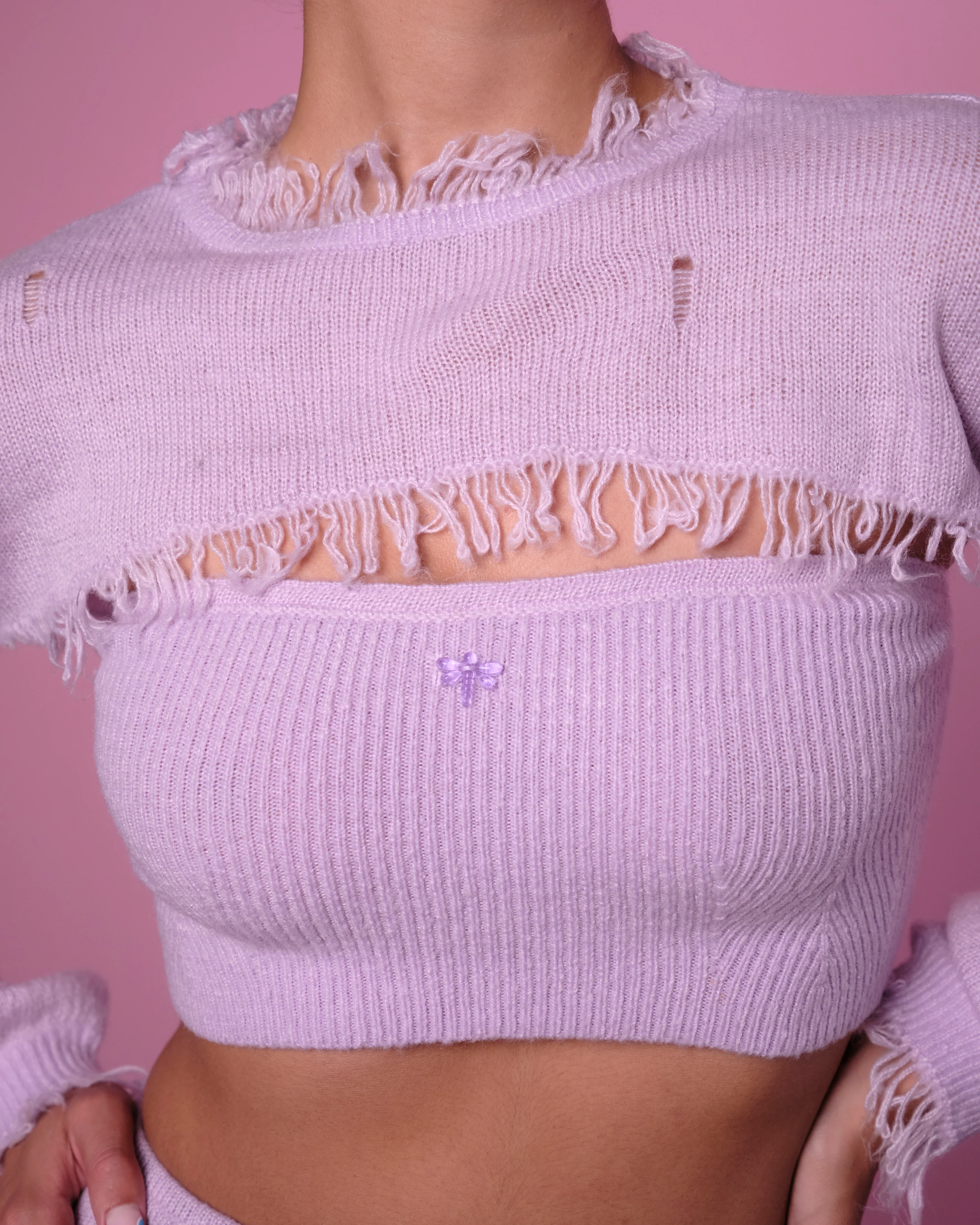 Poppy Top in Lilac - Image 5
