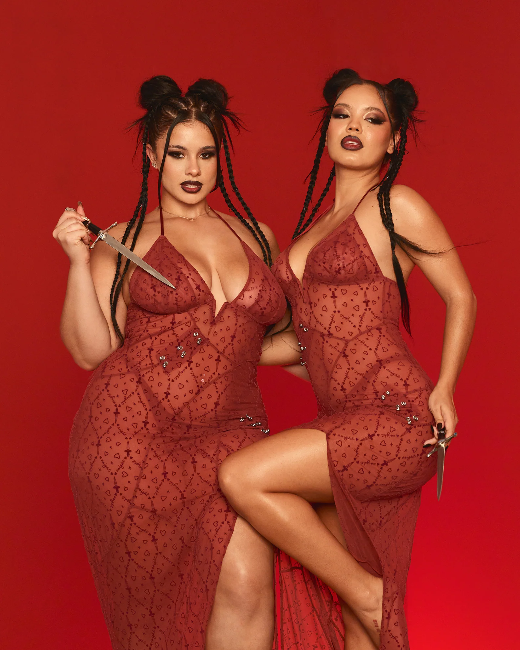 Sabrina Dress in Red - Image 5