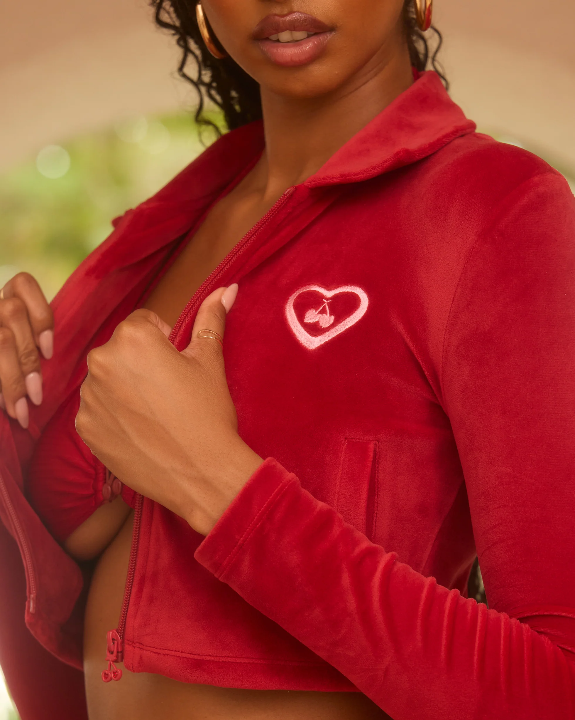 Vacation Jacket & Skort Set in Red - Image 6