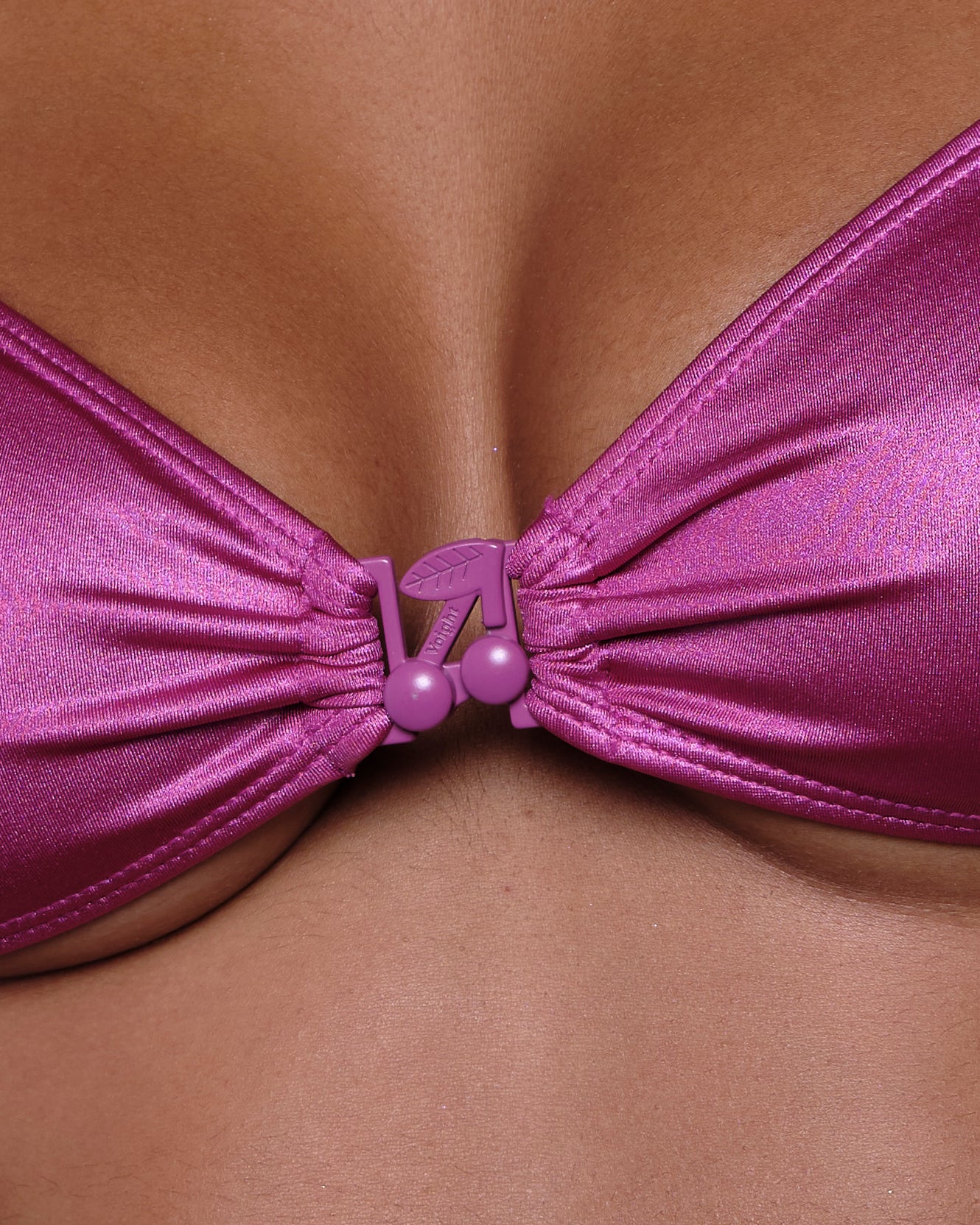 Valentina V-kini Top in Magenta - Image 3
